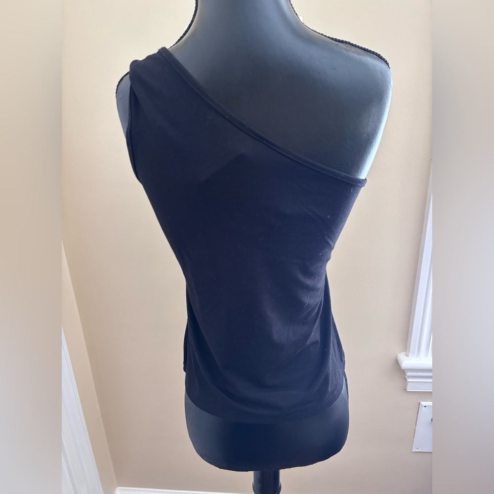 SEE YOU MONDAY - LA, CA One shoulder top with decorative grommet. NWT